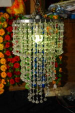 ৩ লেয়ারের ক্রিস্টাল ঝারবাতি /পুথি ঝারবাতি /কালার ঝারবাতি /ঝুলানো ঝারবাতি Attarctive Jharbati, 3 parted Made with Plastic Attarctive Jharbati, 3 parted Made with Plastic - Image 4