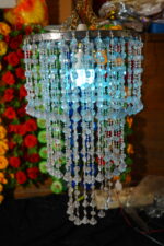 ৩ লেয়ারের ক্রিস্টাল ঝারবাতি /পুথি ঝারবাতি /কালার ঝারবাতি /ঝুলানো ঝারবাতি Attarctive Jharbati, 3 parted Made with Plastic Attarctive Jharbati, 3 parted Made with Plastic - Image 5