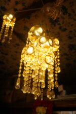 ঝুমকা লাইট 10 পিসের সেট New Wedding Scene Decorative Lights Props Wrought Iron Electroplating Wedding 10heads Crystal Chandelier Wedding Lighting - Image 3