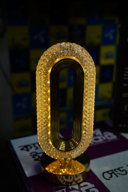 এক্রাইলিক টেবিল ল্যাম্প - charger light ক্রিস্টাল লাইট রিমুট কোন্টল লাইট টেবিল লাইট