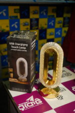 এক্রাইলিক টেবিল ল্যাম্প - charger light ক্রিস্টাল লাইট রিমুট কোন্টল লাইট টেবিল লাইট - Image 5