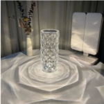 এক্রাইলিক টেবিল ল্যাম্প - charger light ক্রিস্টাল লাইট রিমুট কোন্টল লাইট টেবিল লাইট - Image 3