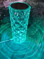 এক্রাইলিক টেবিল ল্যাম্প - charger light ক্রিস্টাল লাইট রিমুট কোন্টল লাইট টেবিল লাইট - Image 2